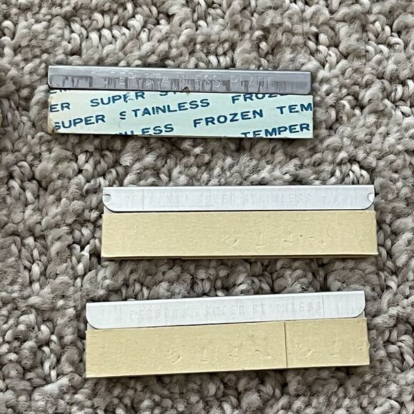 Vintage H & H Co Hair Shaper Razor Stainless Steel Straight Razor Personna Blade - Picture 9 of 15